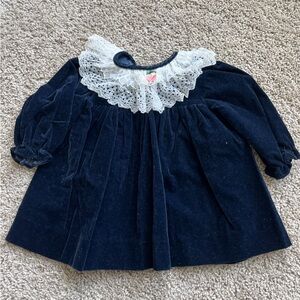 Pride N Joy Vintage velvet naby baby dress